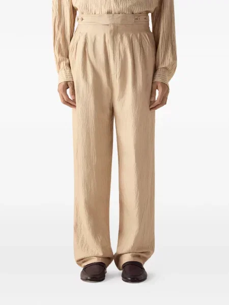 Hedvábné kalhoty Zegna