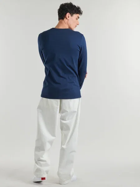 Tricou mânecă lungă Boss albastru
