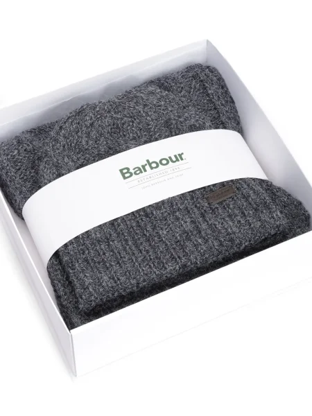 Fular Barbour tricotate gri