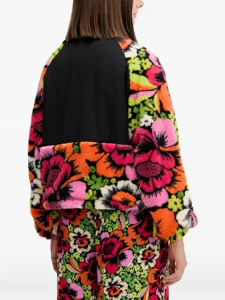 Geacă Rip Curl cu model floral cu imagine negru