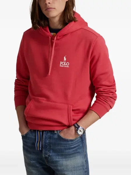 Μικρός κασκέτο Polo Ralph Lauren με χαμηλή μέση υφαίνω διαγωνίως πράσινο