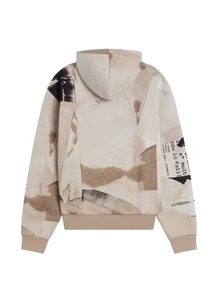 Hanorac cu glugă Givenchy rupți din jacard