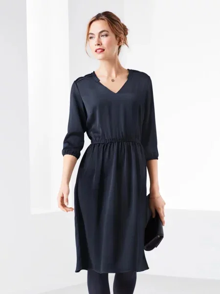 Tchibo Сукня міді Темно-синій синя