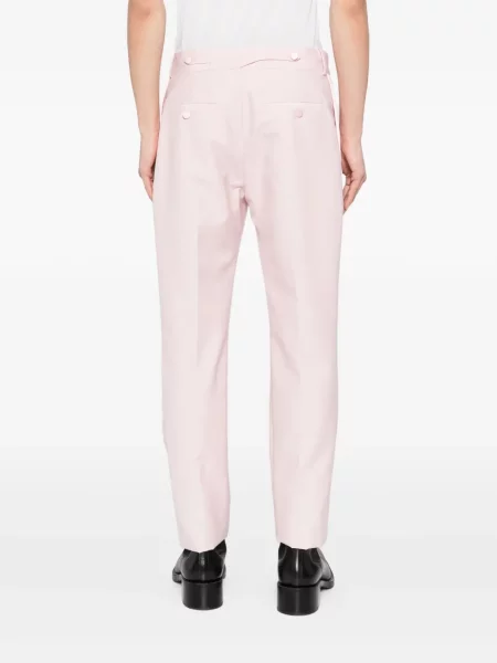 Pantaloni Alexander Mcqueen plisate roz