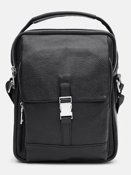 Borsa Leather Мессенджер Шкіра чорний