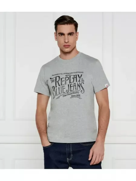 Replay Tricou gri