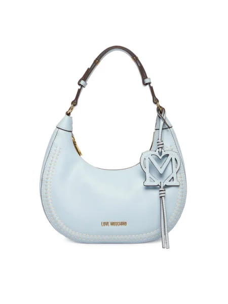 Geantă LOVE MOSCHINO celest albastru