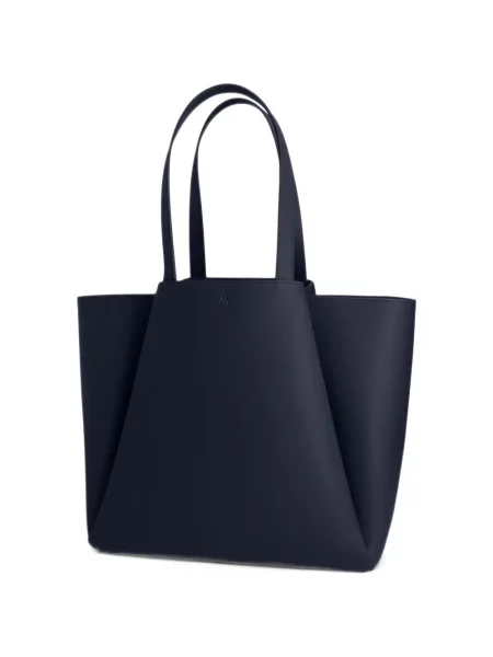 Geantă shopper Kaai din piele albastru