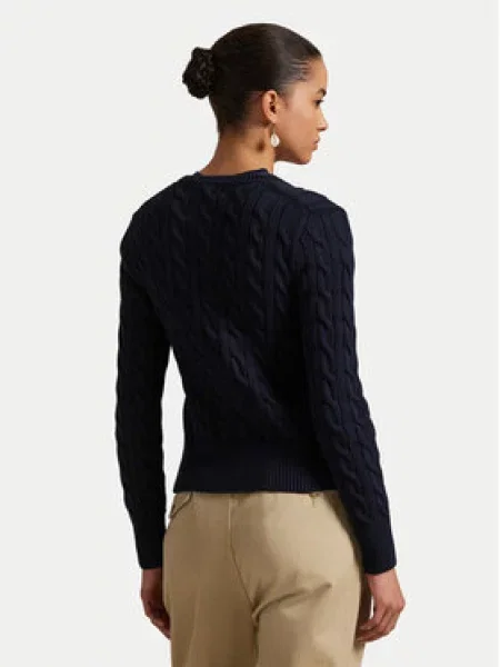 Polo Ralph Lauren Pletena jopa marine modra