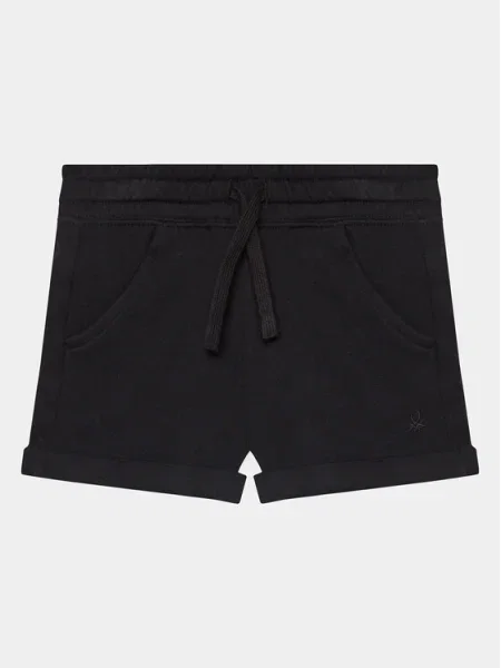 United Colors Of Benetton Pantaloni scurți sport negru