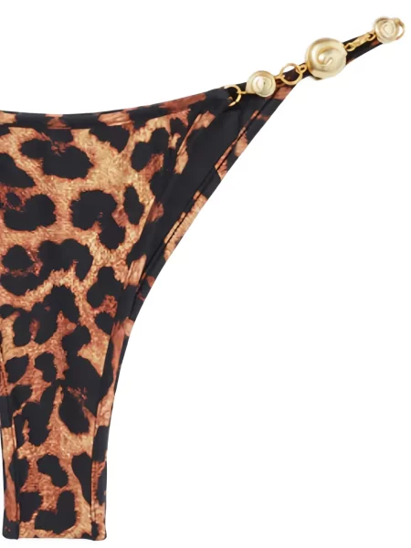 Bikini Reina Olga cu imagine cu model leopard maro