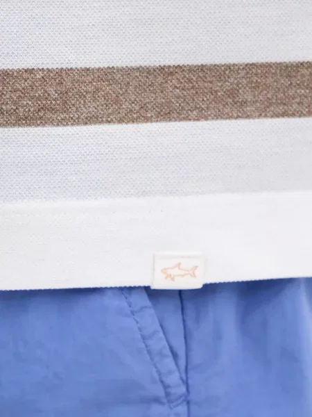 Polo Paul & Shark cu dungi alb
