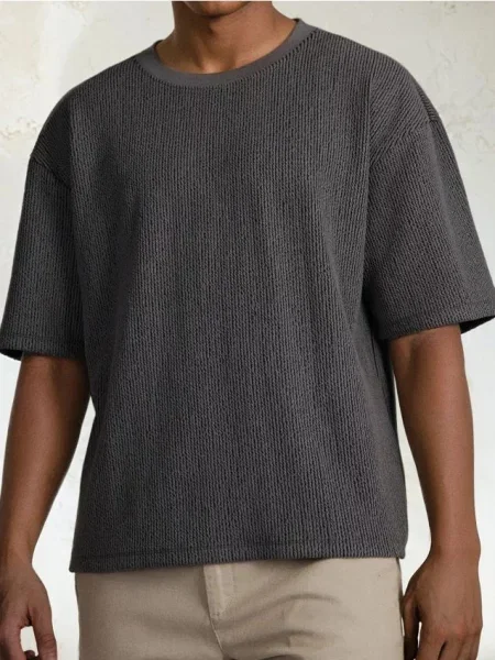 Sinsay Bluza wykonana z dzianiny typu żakardowego szary