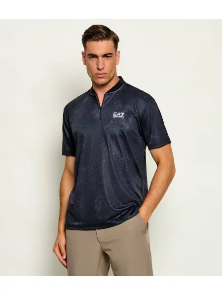 Tricou polo Ea7 negru