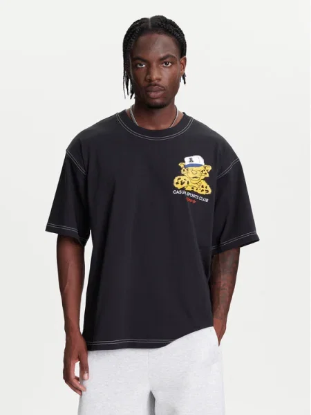Тениска adidas Originals Graphic Os Ss T с принт черно