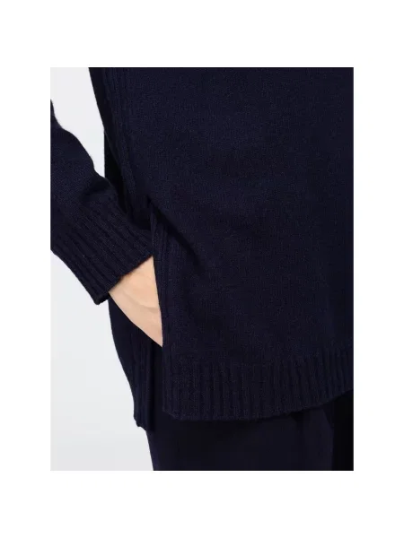 Sweter z golfem Kangra do golfa niebieski