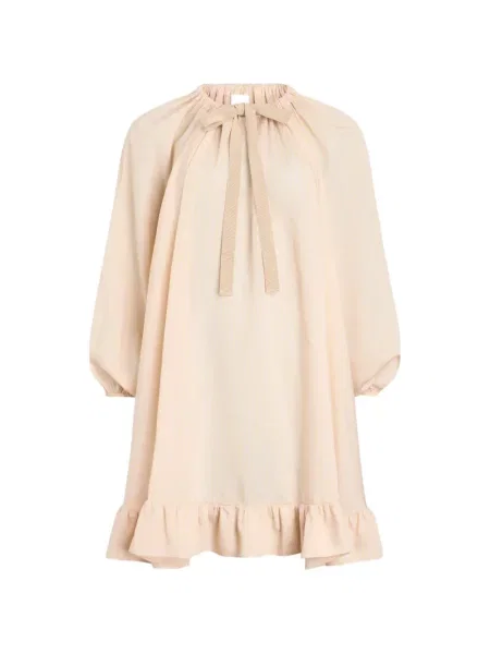 Mała sukienka mini Patou w paski garniturowa