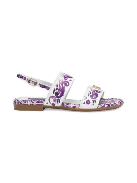 Sandały dziecięce Dolce And Gabbana białe