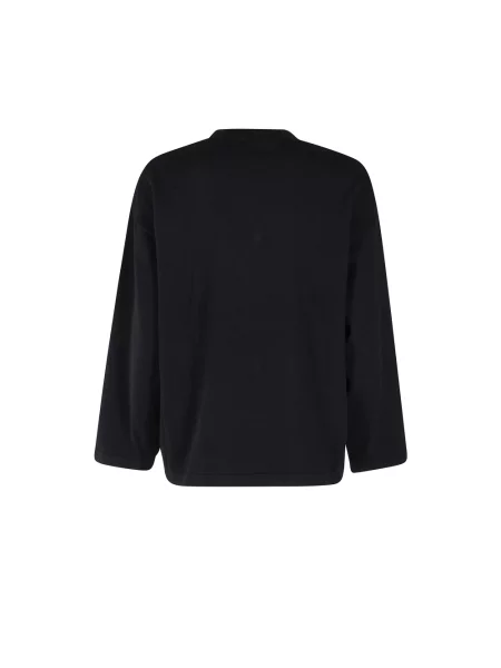 Dzianinowy sweter Isabelle Blanche czarny