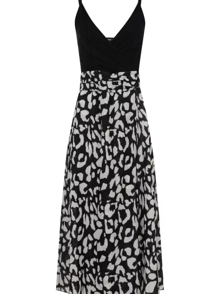 Rochie de vară negru alb