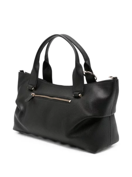 Geantă shopper Guess cu autograf negru