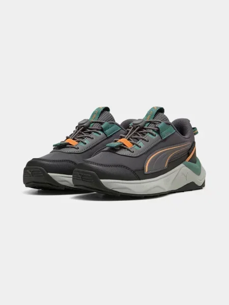 Дитячі Кросівки повсякденні PUMA Evolve Trail Lo Ps комбінований верх сірий