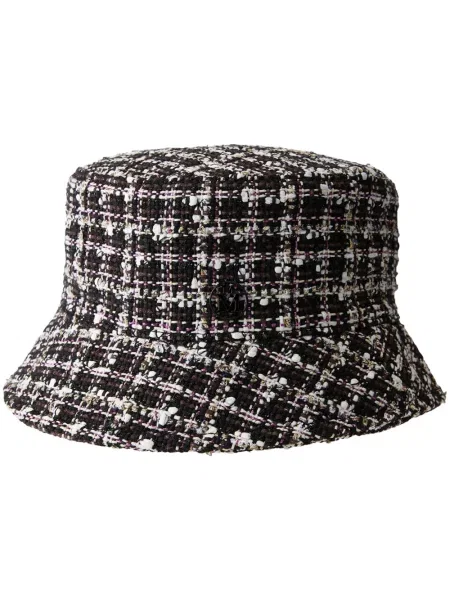 Pălărie Maison Michel din tweed alb