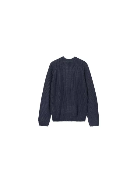 Sweter Carhartt Wip z kapturem niebieski