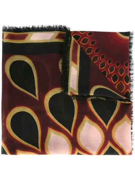 Fular Givenchy cu imagine roșu
