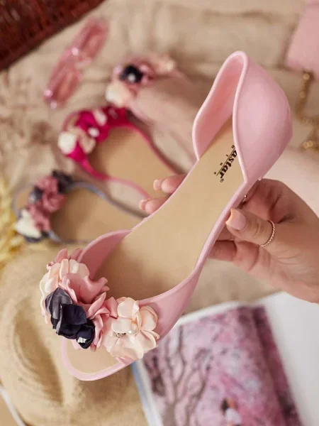 Balerini Resti cu model floral negru