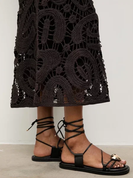 Answear.LAB sandale de piele negru