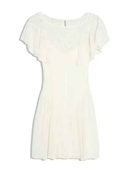Bershka Rochie crem