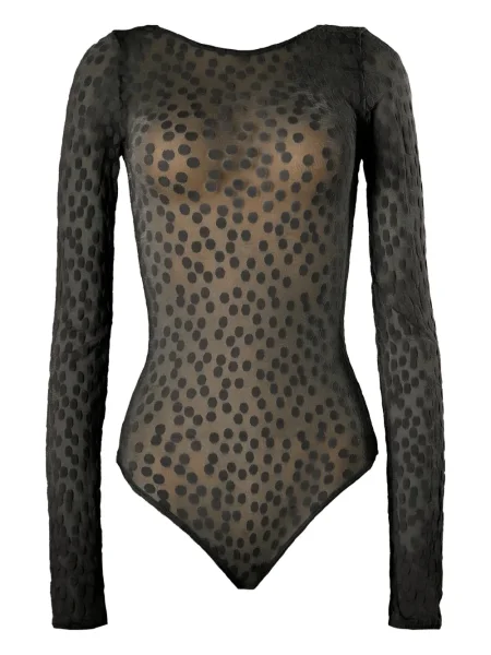 Body Wolford cu buline negru
