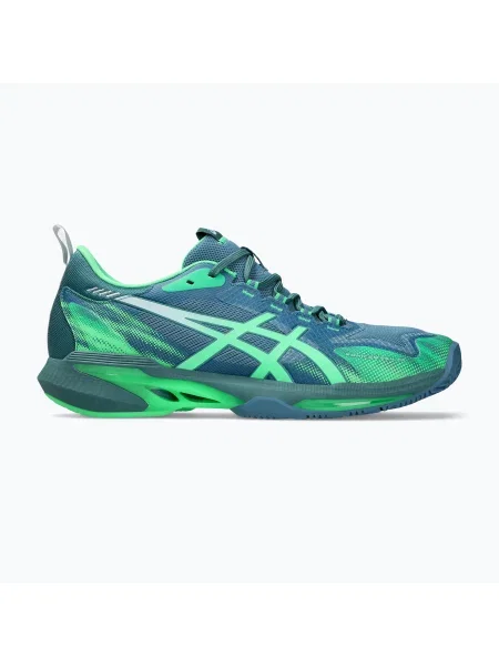 Pantofi de padel pentru bărbați Asics Sonicmash FF saba blue/vital green albastru