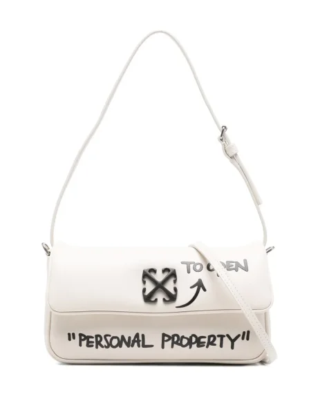 Geantă plic Off-white alb