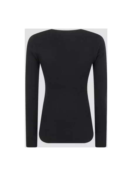 Kompaktowy sweter Toteme wełniany czarny