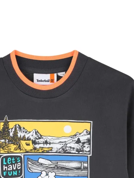 Bluza dziecięca Timberland szara