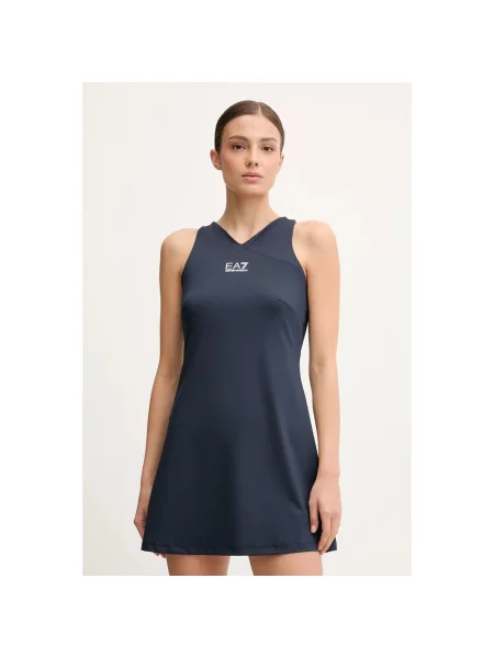 Sukienka Emporio Armani Ea7 niebieska
