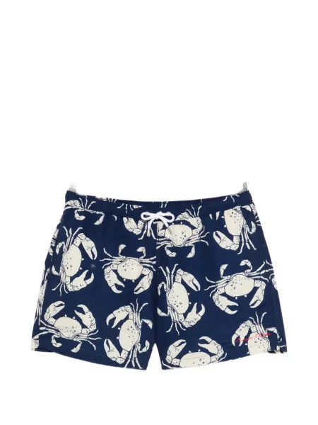 Slip de baie Maison Labiche cu imagine albastru