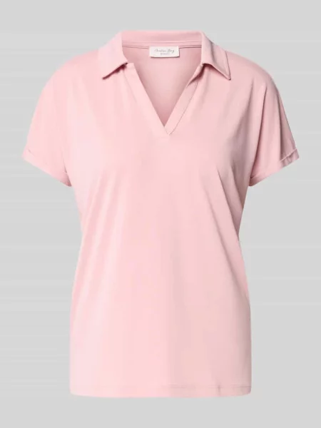 Koszulka polo o kroju regular fit z mieszanki modalu Christian Berg Woman