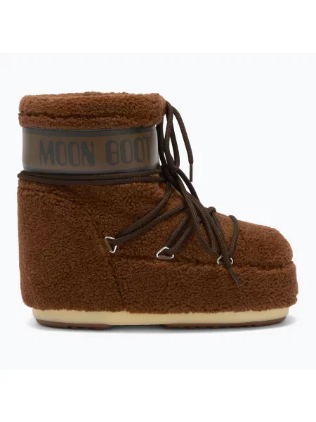 Ghete pentru femei Moon Boot Icon Low Fleece brown maro