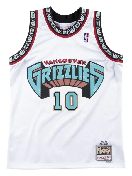 Cămașă Mitchell & Ness din jerseu alb