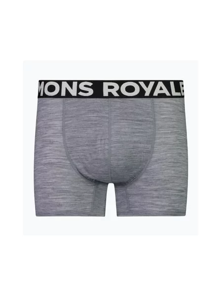 Термошорти-боксери Mons Royale Hold em Shorty Merino верес сірий