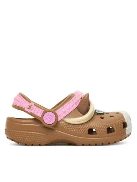Papuci copii Crocs maro