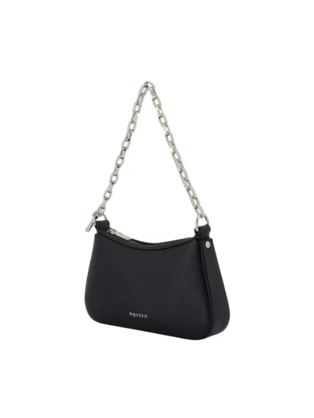 Torebka Alexander Mcqueen skórzana czarna