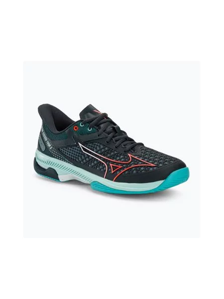 Тенісні туфлі Mizuno Wave Exceed Tour 5 AC collegiate blue/soleil/tanager бірюзові сині