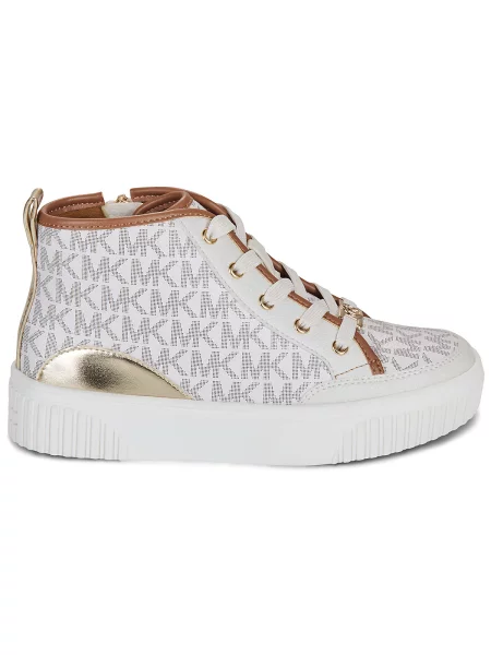 Členkové topánky Michael Michael Kors béžová
