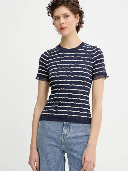 Rag & Bone tricou bleumarin