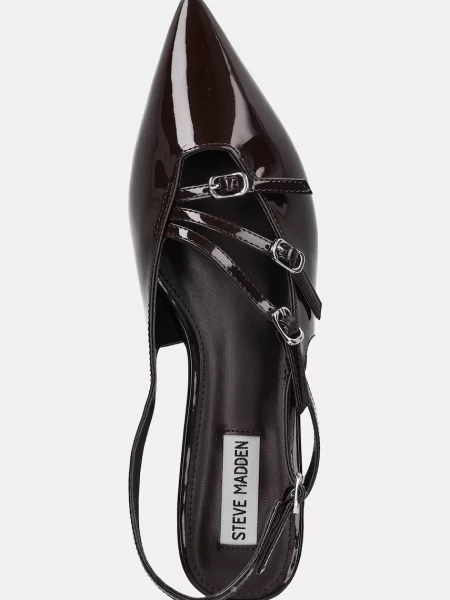 Балетки Steve Madden Cianna відкрита п'ята коричневий