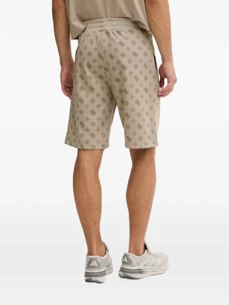 Pantaloni scurți Guess cu imagine cu cordon